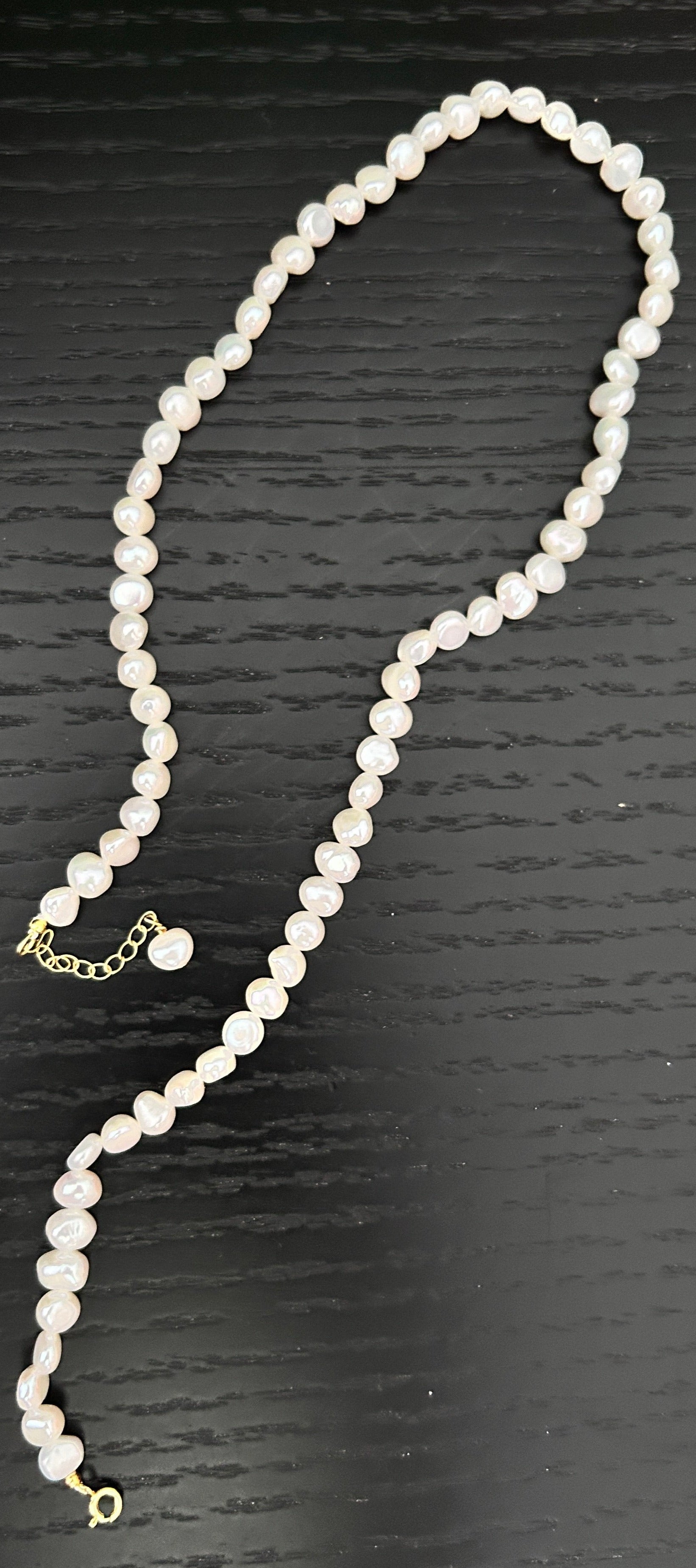 Irregular Shaped Baroque Pearls Necklace